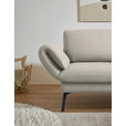ECKSOFA  in Flachgewebe Naturfarben  255-365/175-224 cm  - Schwarz/Naturfarben, Design, Textil/Metall (255-365/175-224cm) - Dieter Knoll