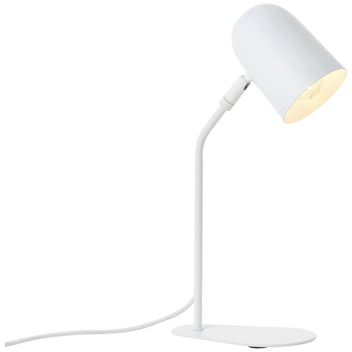 TISCHLEUCHTE - Weiss, Design, Metall (38/10/21,7cm) - Brilliant