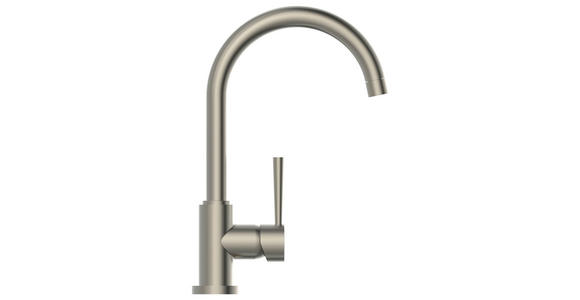 KÜCHENARMATUR - Edelstahlfarben, Basics, Metall (22/34/6cm) - Xora