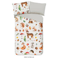 KINDERBETTWÄSCHE 140/200 cm  - Greige/Hellgrau, Trend, Textil (140/200cm)