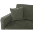 2-SITZER-SOFA in Chenille Dunkelgrau  - Dunkelgrau/Schwarz, KONVENTIONELL, Kunststoff/Textil (233/90/110cm) - Carryhome