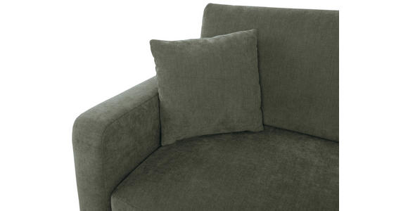 2-SITZER-SOFA in Chenille Dunkelgrau  - Dunkelgrau/Schwarz, KONVENTIONELL, Kunststoff/Textil (233/90/110cm) - Carryhome