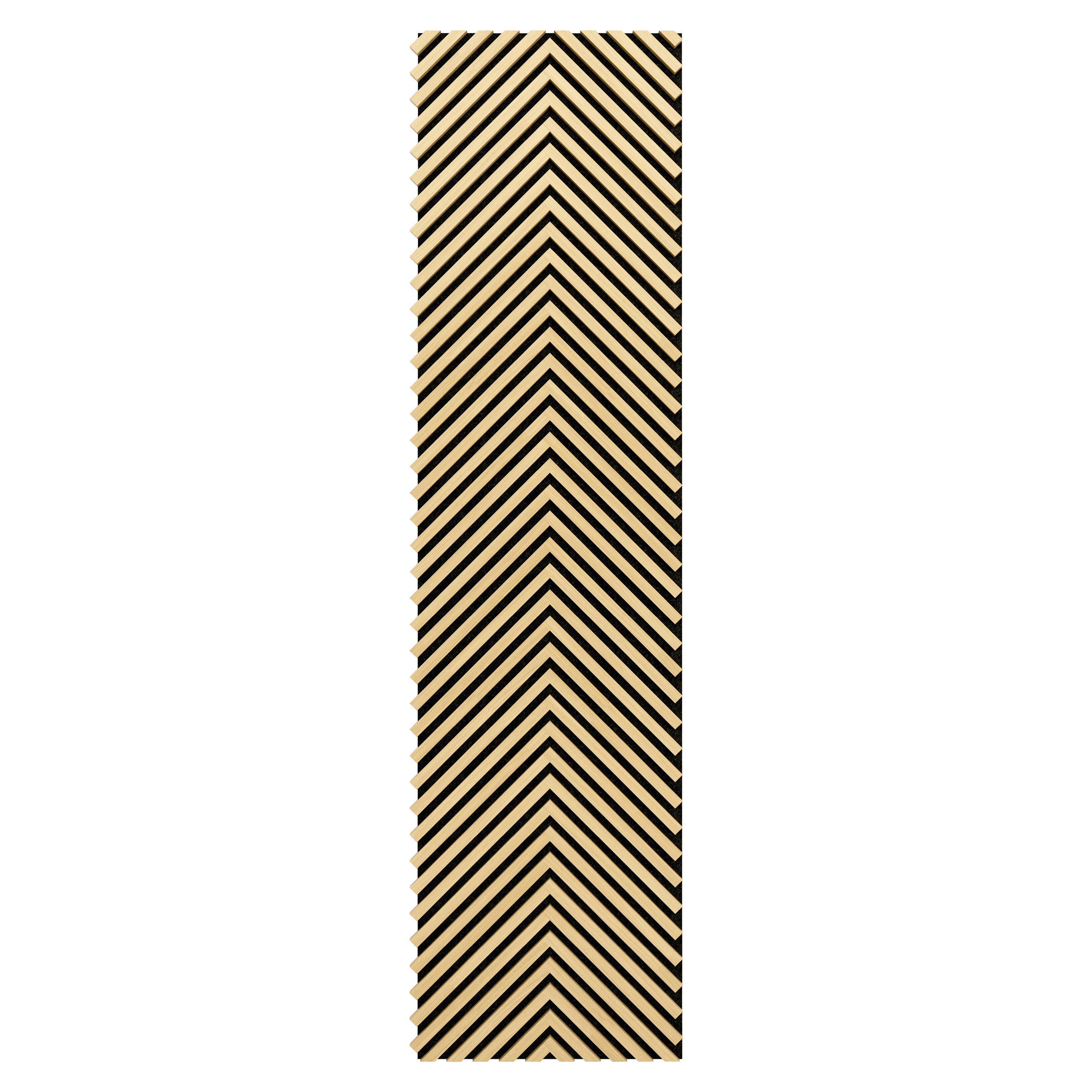 Novel Akustikpaneel Sonido Herringbone Eiche, Hellbraun 275x52x1.8 cm