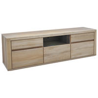 LOWBOARD Timos  in 194/58/50 cm  - Alteiche/Grau, KONVENTIONELL, Holz/Holzwerkstoff (194/58/50cm) - Voleo