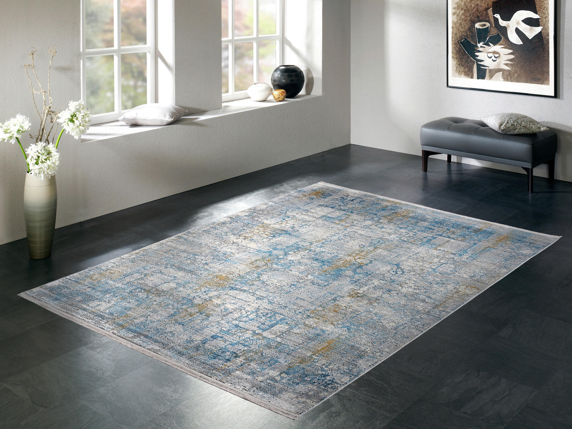 WEBTEPPICH 240/300 cm Grau  - Grau, Design, Textil (240/300cm) - Musterring