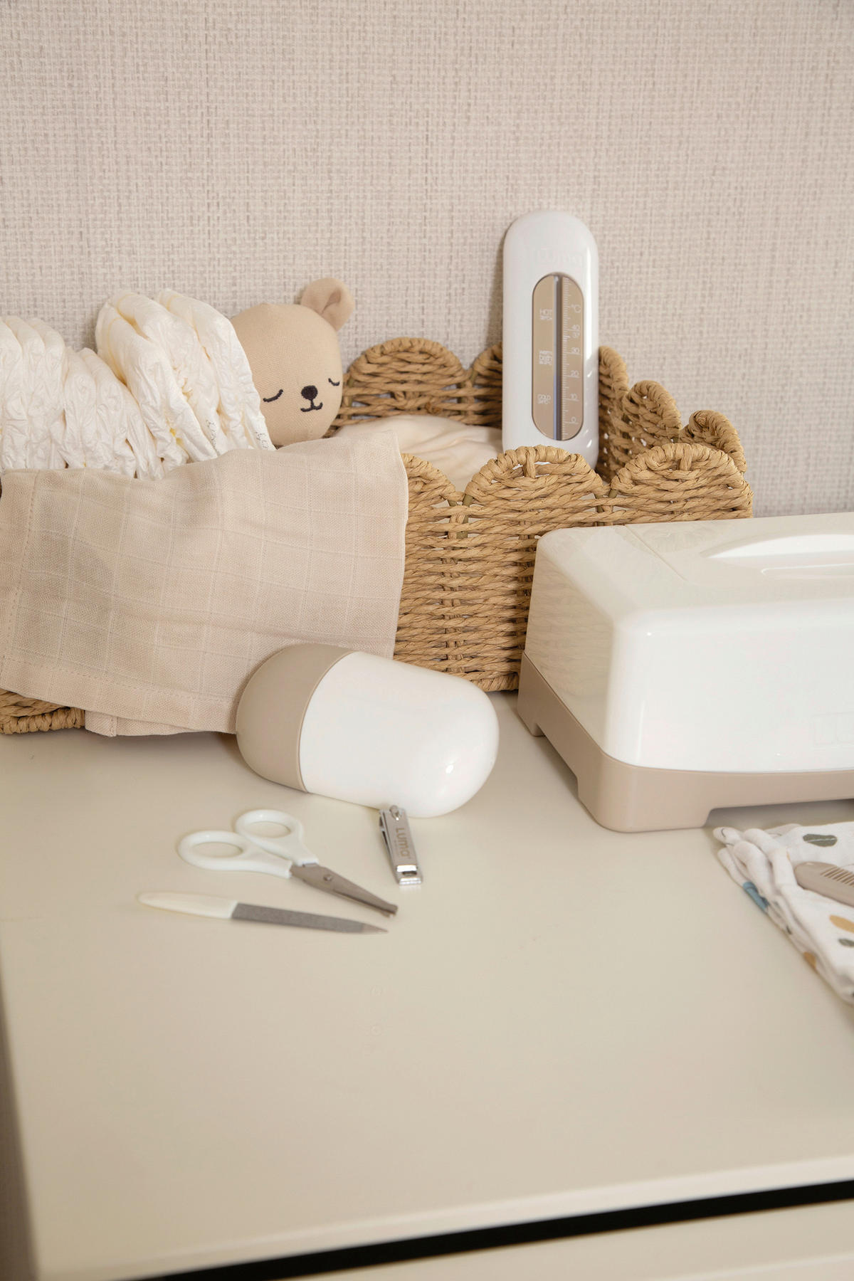 BABYBADESET White 8-teilig  - Weiß, Basics, Kunststoff (79,1/39,1/45,6cm) - Luma