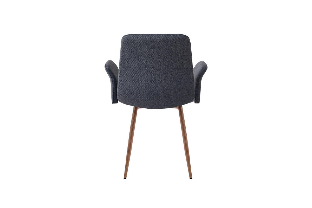 NASLANJAČ, kovina, tekstil naravne barve, temno siva  - temno siva/naravne barve, Design, kovina/tekstil (61/87/55cm) - Stylife