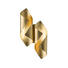 LED-WANDLEUCHTE - Goldfarben, KONVENTIONELL, Metall (42/10/21cm) - Wofi