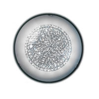 LED-DECKENLEUCHTE 1011 BRILL 40/40/13 cm   - Chromfarben/Klar, Design, Glas/Metall (40/40/13cm)