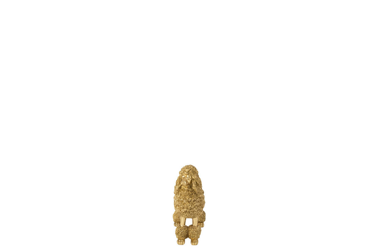 DEKOHUND - Goldfarben, Basics, Kunststoff (23/11/26cm)