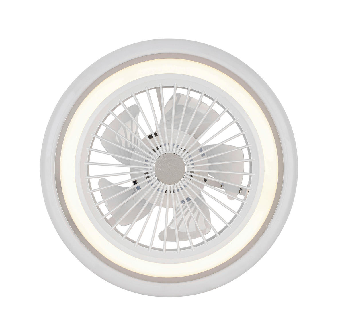 PLAFONSKI VENTILATOR   - providno/boja hroma, Osnovno, plastika (49/19cm) - Mican