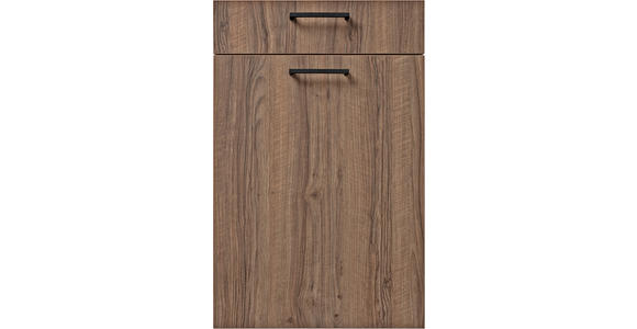 EINBAUKÜCHE - Braun, Design, Holzwerkstoff - Novel