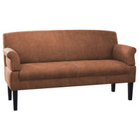 3-SITZER-SOFA in Mikrofaser Cognac  - Cognac/Beige, Konventionell, Holz/Textil (182/97/78cm) - Sit & More
