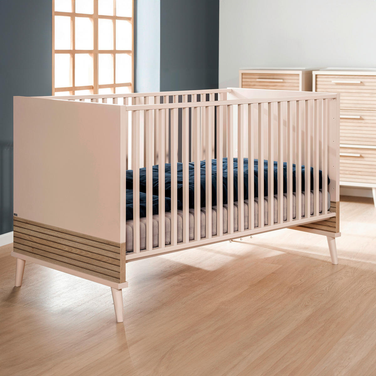 GITTERBETT Eefje 146,8/76,3 cm  - Beige, Basics, Holzwerkstoff (146,8/76,3cm) - Paidi
