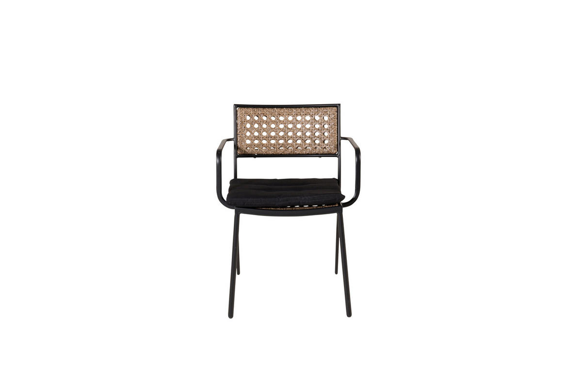 UTESTOLAR SET i metall, plast svart  - svart, Klassisk, metall/plast (56/80/59cm) - Gardenson