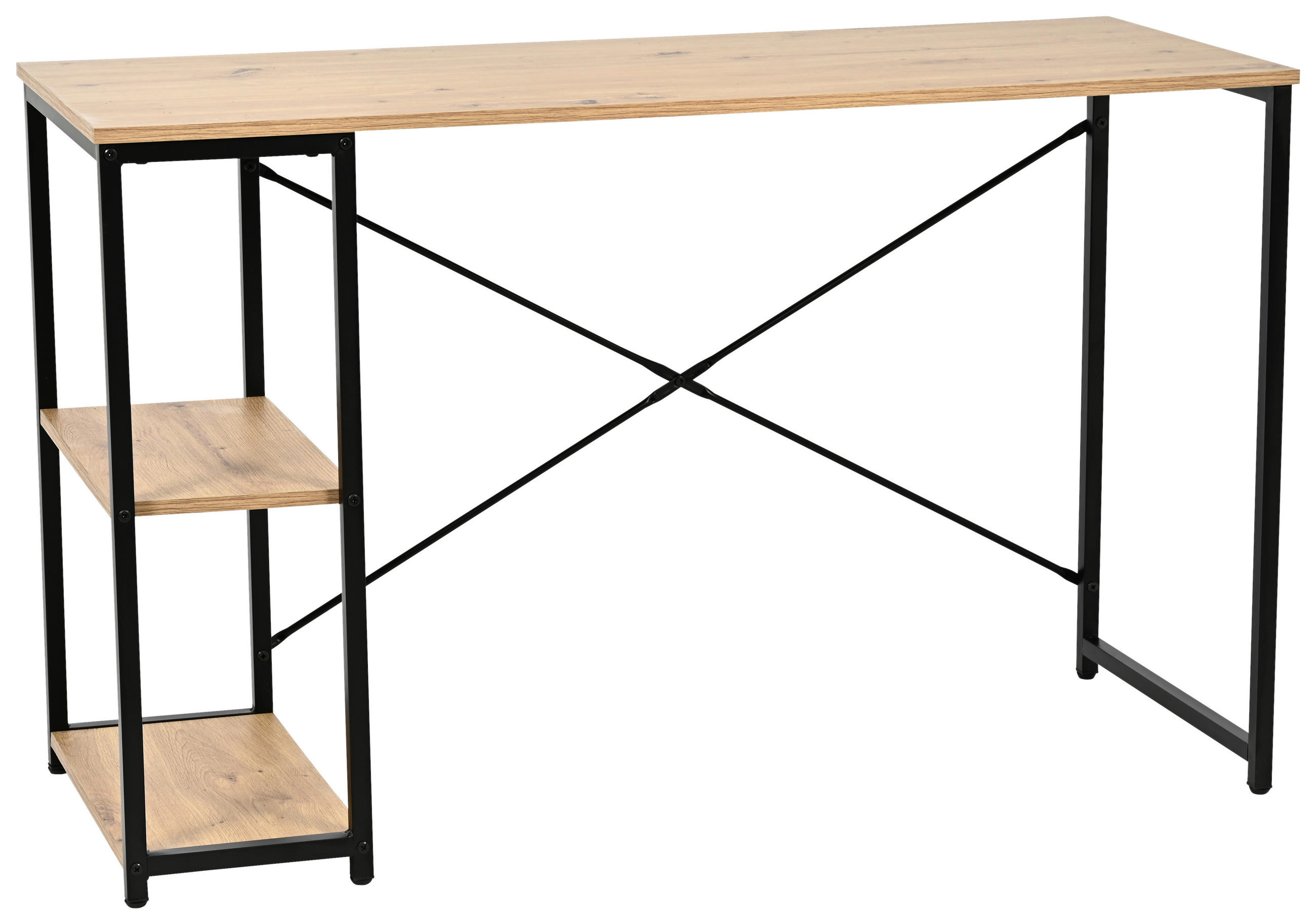 Schreibtisch Robert Schwarz/eiche Artisan B: 120cm