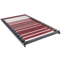 LATTENROST 90/190 cm  - Anthrazit/Weinrot, Basics, Holz/Kunststoff (90/190cm) - Dieter Knoll