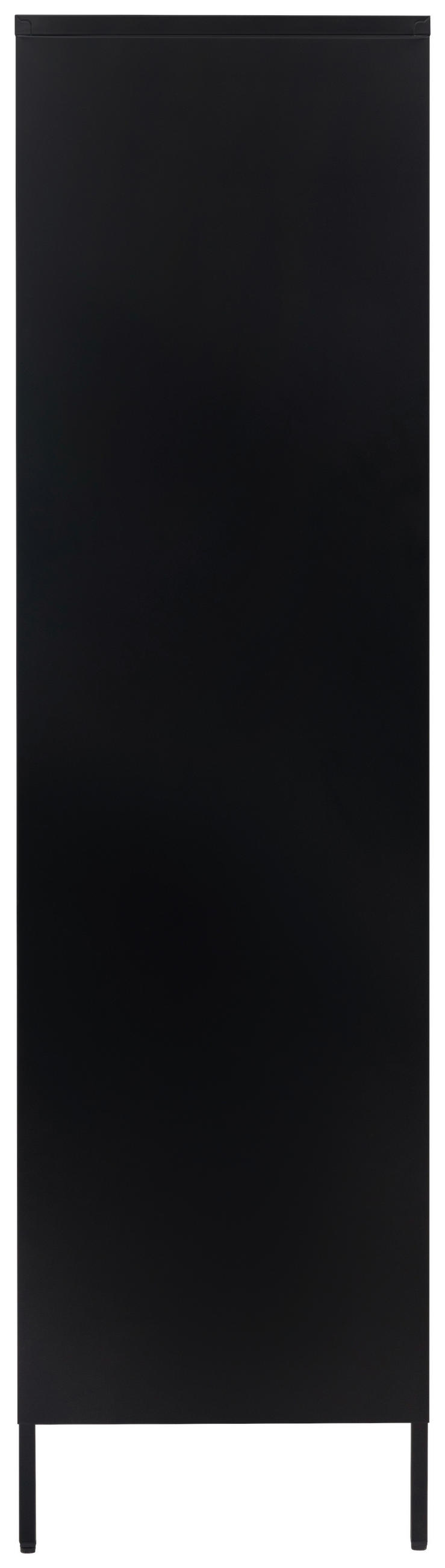 HIGHBOARD  in 80/185/40 cm  - Schwarz, Design, Metall (80/185/40cm) - MID.YOU