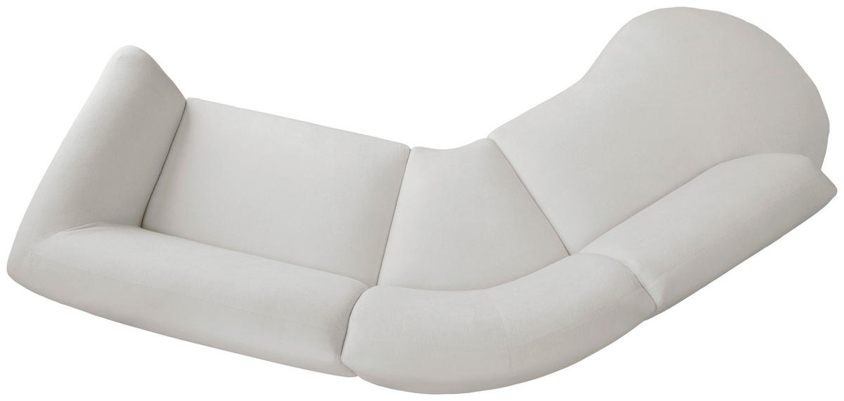 ECKSOFA in Mikrofaser Beige  - Beige/Schwarz, Modern, Kunststoff/Textil (182/276cm) - Livetastic