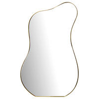 WANDSPIEGEL 60/100/2,5 cm  - Goldfarben, Design, Glas/Metall (60/100/2,5cm) - MID.YOU