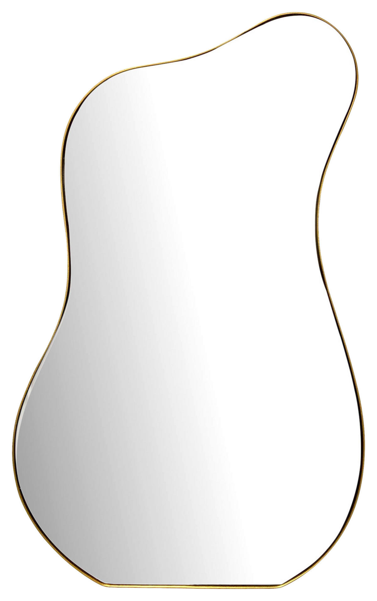 WANDSPIEGEL 60/100/2,5 cm  - Goldfarben, Design, Glas/Metall (60/100/2,5cm) - MID.YOU