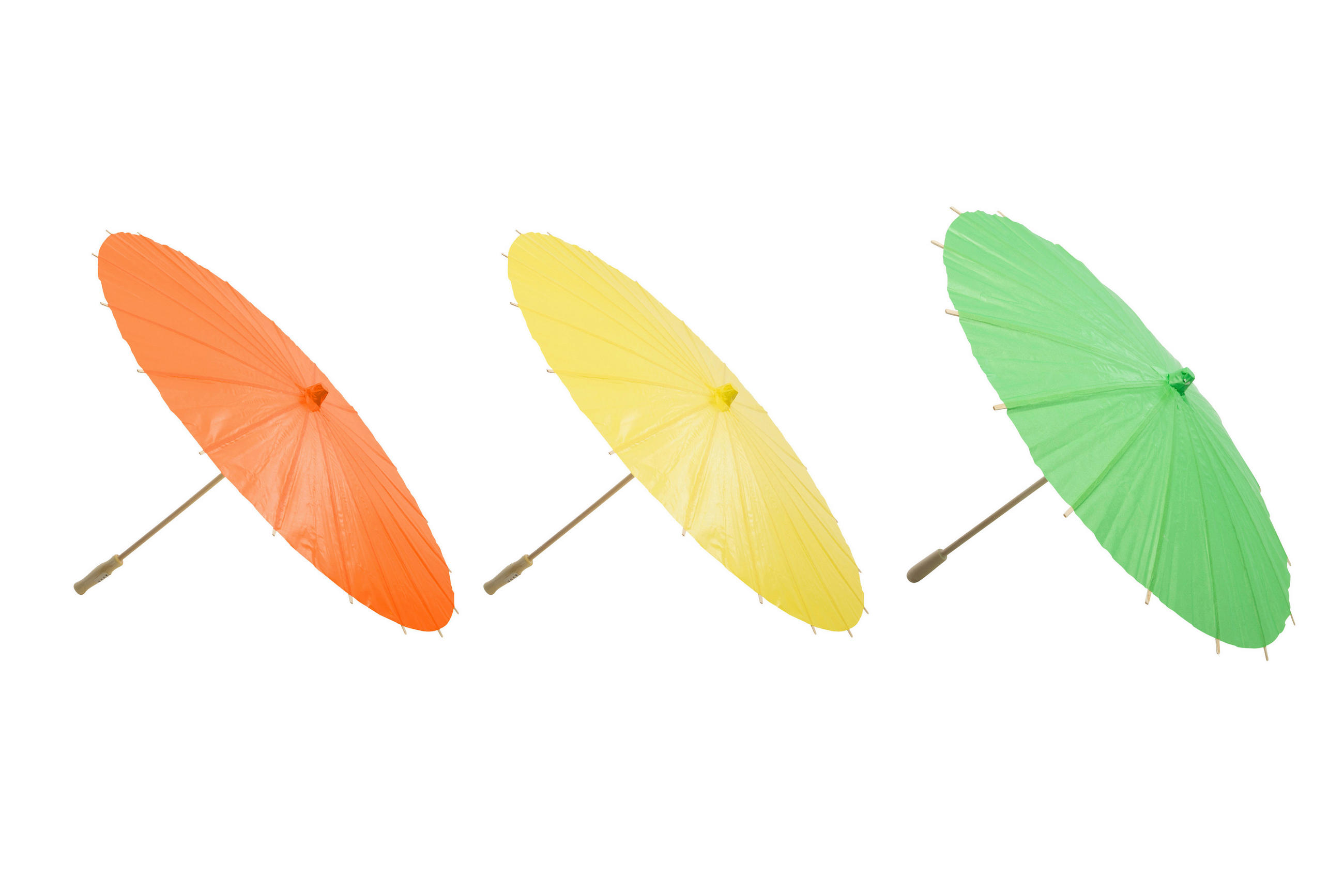 DEKOSCHIRM - Gelb/Orange, LIFESTYLE, Holz/Papier (40/29cm)