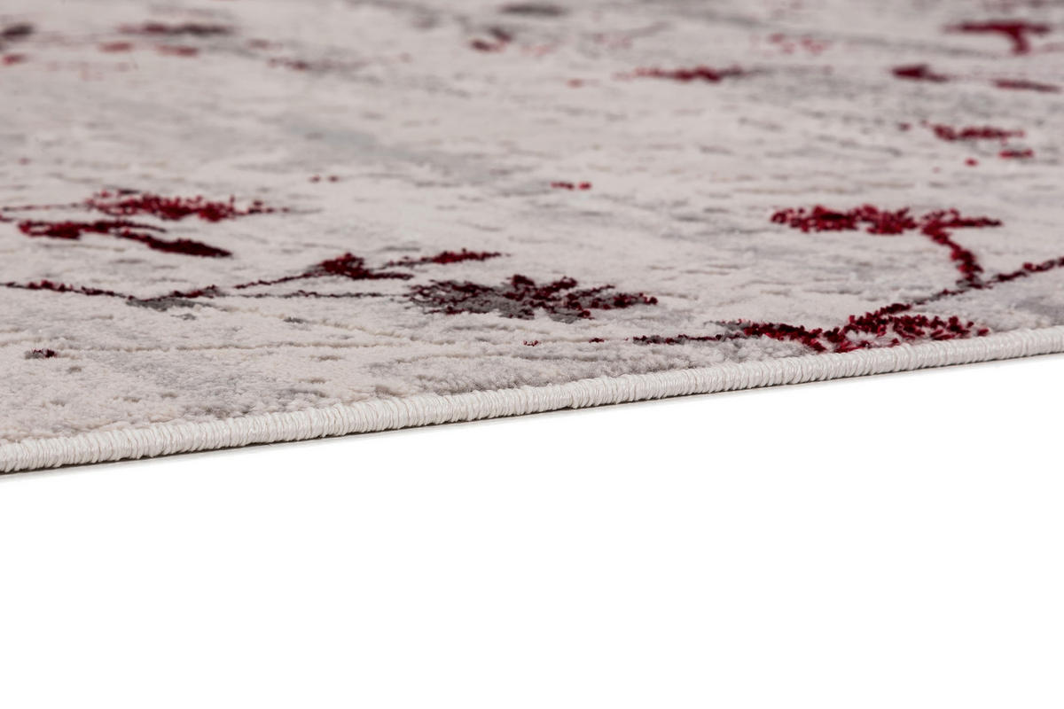 WEBTEPPICH 133/190 cm Antea Rot  - Rot, KONVENTIONELL, Textil (133/190cm)