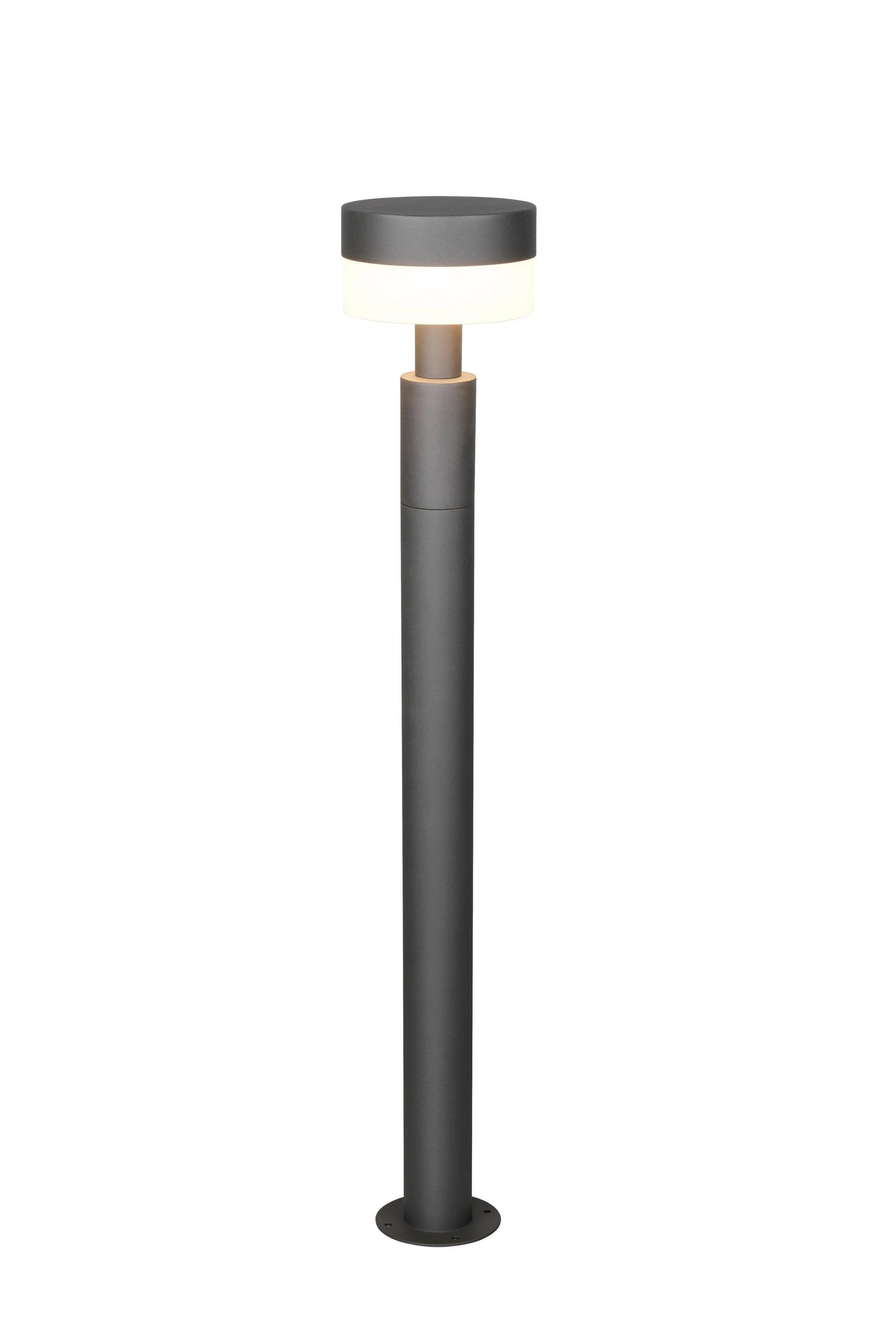 WEGELEUCHTE 16,5/95 cm   - Anthrazit/Weiß, Design, Kunststoff/Metall (16,5/95cm) - Trio Leuchten