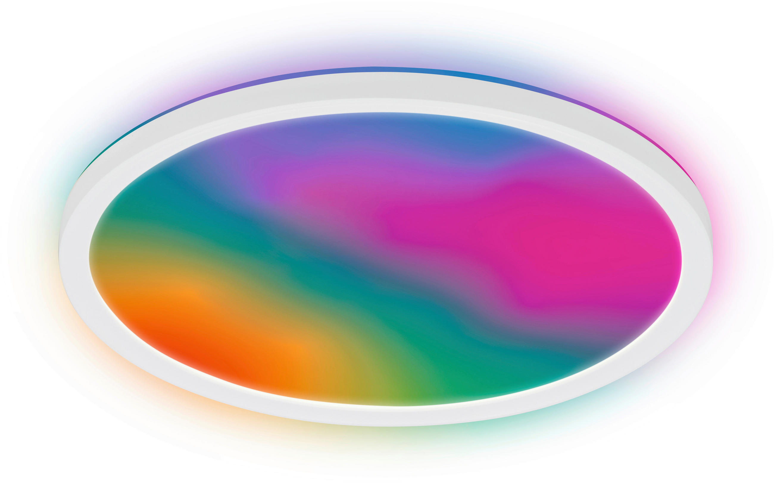 LED-DECKENLEUCHTE Happy 29/3 cm   - Schwarz, LIFESTYLE, Kunststoff (29/3cm) - Briloner