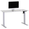 SCHREIBTISCH  in Grau  - Grau, MODERN, Holzwerkstoff/Kunststoff (120/71,5-116,5/60cm) - MID.YOU