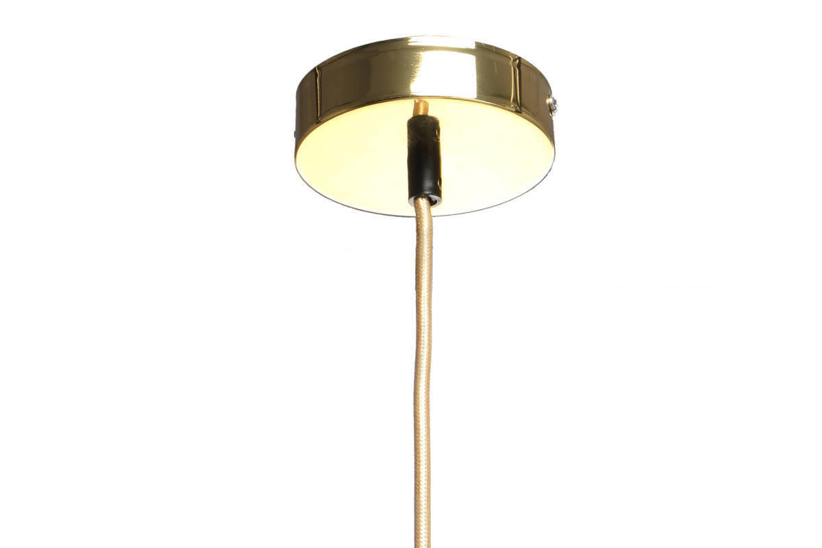HÄNGELEUCHTE  20/27/20 cm   - Klar/Goldfarben, Trend, Glas (20/27/20cm) - Kayoom