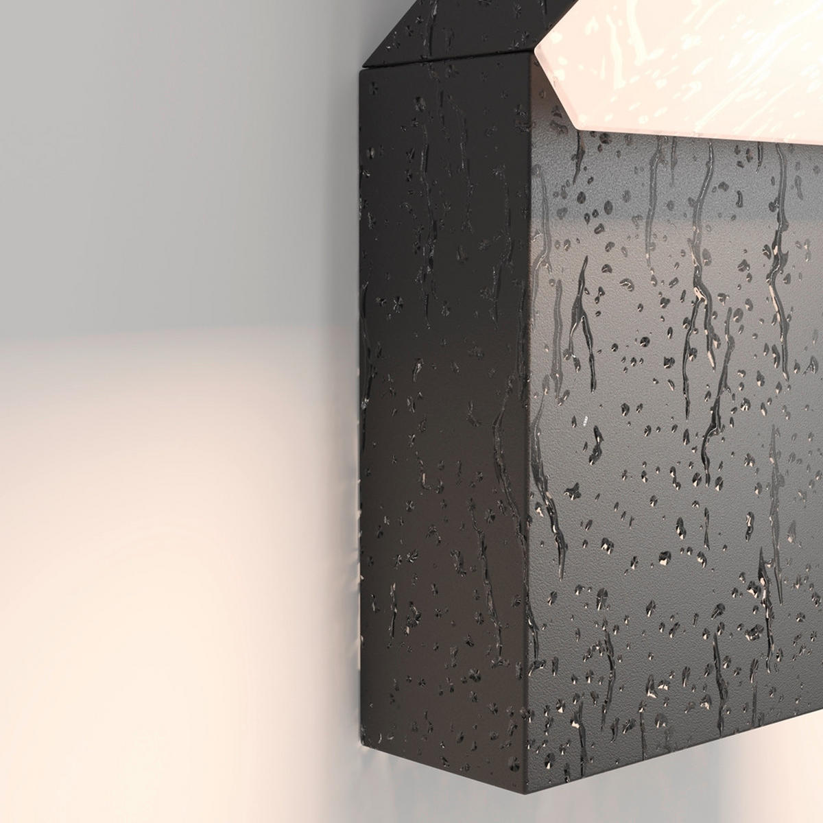 AUSSENWANDLEUCHTE - Schwarz, Modern, Metall (10/16,5/22cm) - MAYTONI