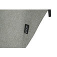 ECKSOFA in Chenille Alabasterfarben  205/280 cm  - Alabasterfarben/Schwarz, Design, Textil/Metall (205/280cm) - Xora