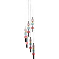 HÄNGELEUCHTE Candy Bar 41/161/41 cm   - MODERN, Glas/Metall (41/161/41cm) - Kare-Design