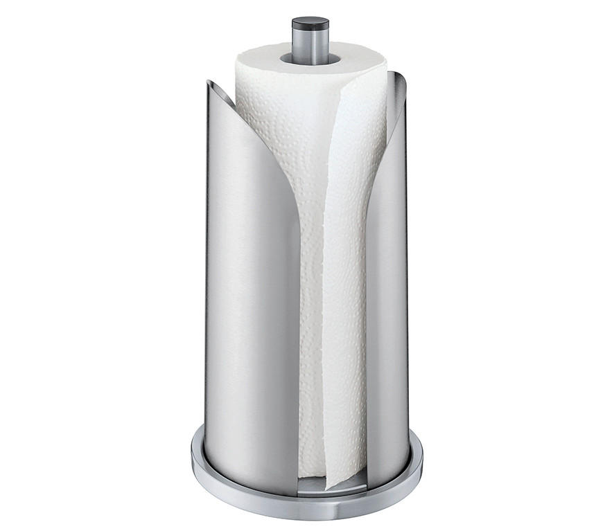 KÜCHENROLLENHALTER - Edelstahlfarben, KONVENTIONELL, Metall (15,5/30cm) - KÜCHENPROFI