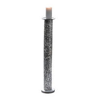 KERZENHALTER - Silberfarben, Basics, Metall (15/80/15cm)