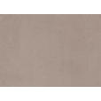 2,5-SITZER Samt Taupe  - Taupe/Schwarz, Design, Textil/Metall (180/78/84cm) - Carryhome