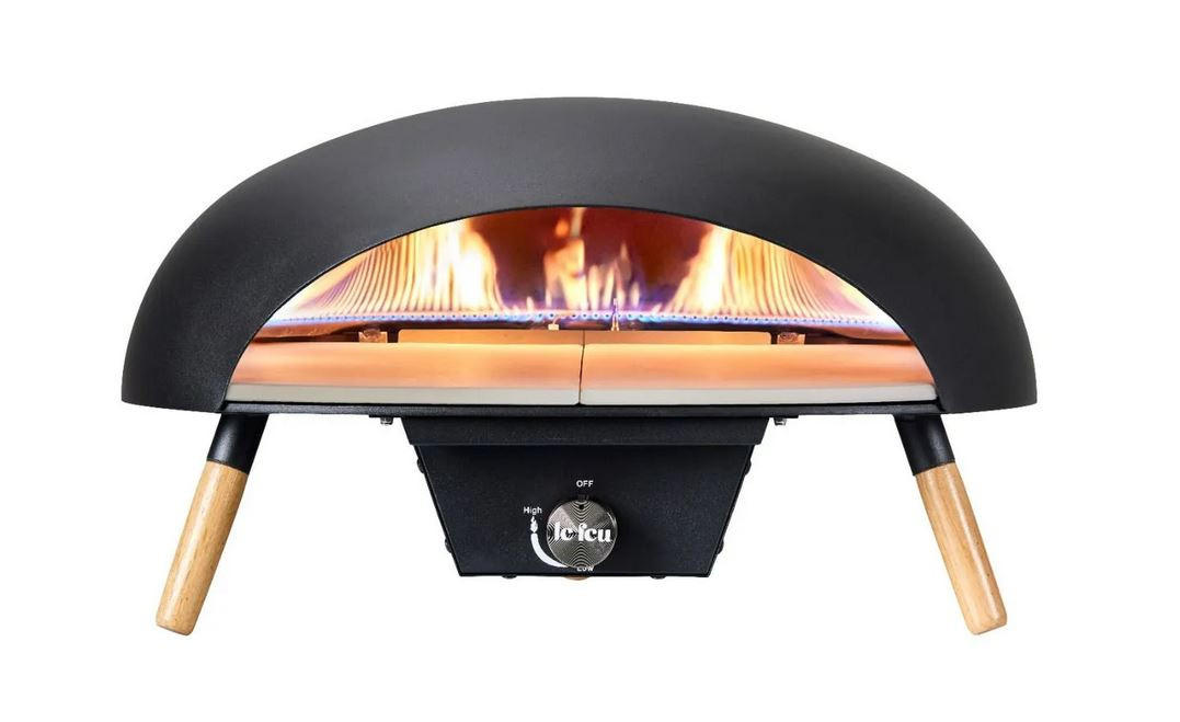 Le Feu peč pizza TURTLE 3.0 TURTLE - črna, Basics, kovina (56,1/58,7/30,5cm)