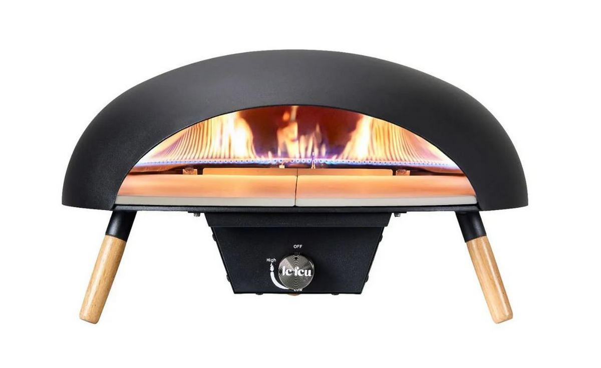 LE FEU PIZZA PEĆ TURTLE 3.0  crna  - crna, Basics, metal (56,1/58,7/30,5cm)