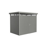 GERÄTEHAUS 275/222/195 cm  - Grau, Design, Metall (275/222/195cm) - Biohort
