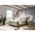 BOXSPRINGBETT 200/200 cm  in Hellgrün  - Schwarz/Hellgrün, KONVENTIONELL, Textil/Metall (200/200cm) - Dieter Knoll
