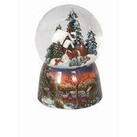 SCHNEEKUGEL - Multicolor, Basics, Keramik (10,5/10,5/14,5cm)
