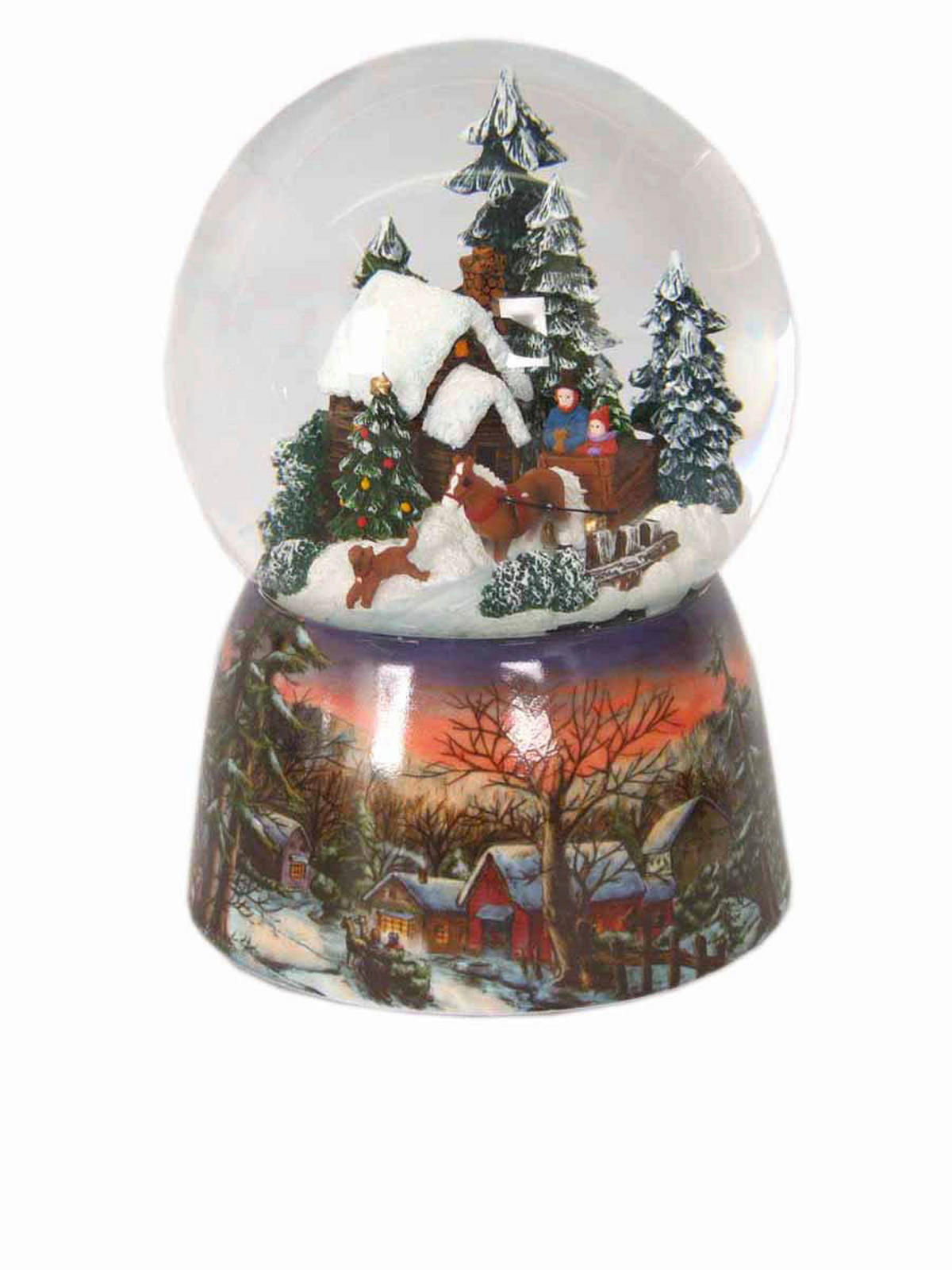 SCHNEEKUGEL - Multicolor, Basics, Keramik (10,5/10,5/14,5cm)