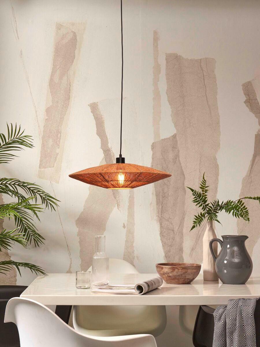 HÄNGELEUCHTE GOOD&MOJO  55/14 cm   - Naturfarben, Trend (55/14cm) - Good & Mojo