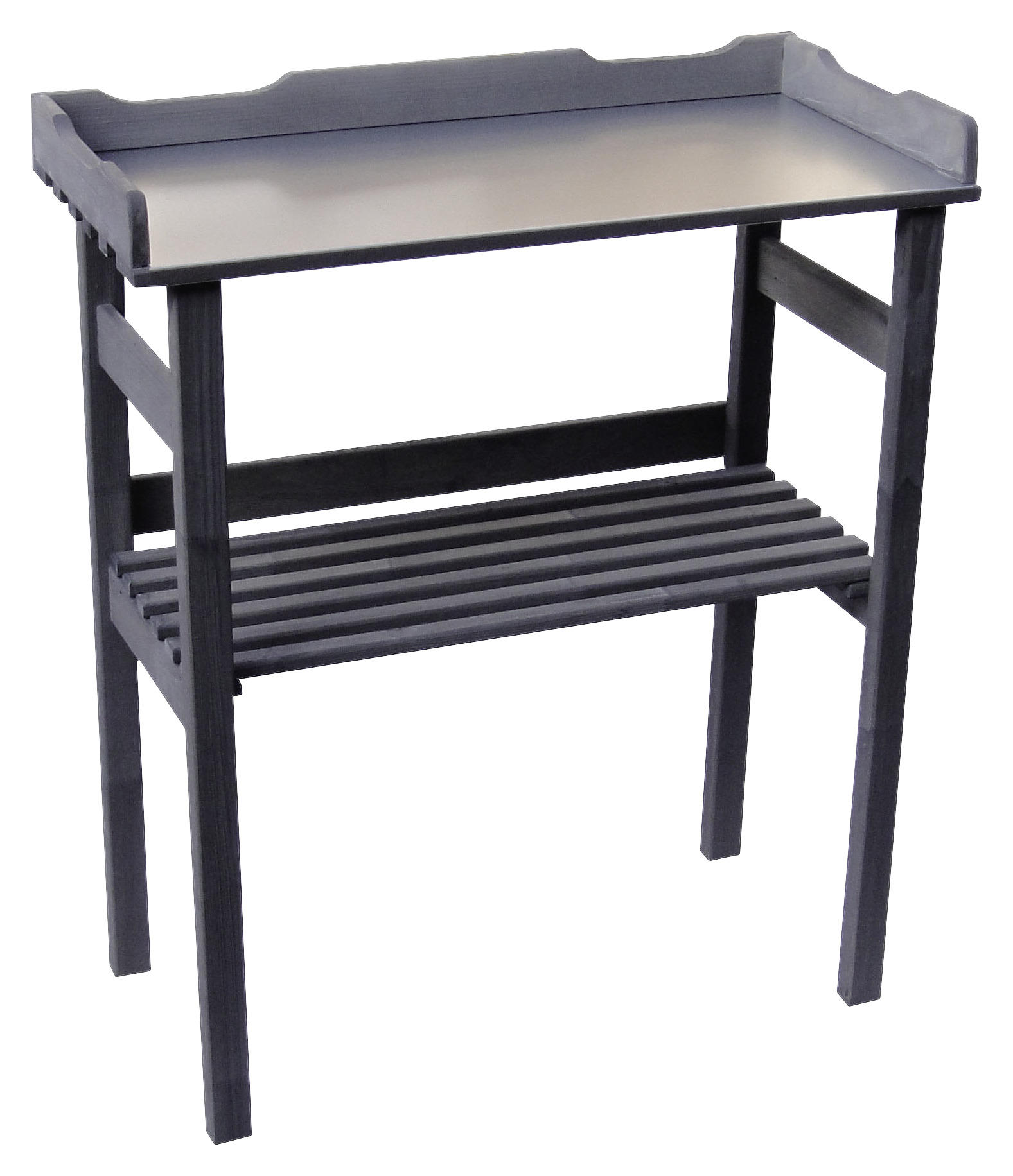 Pflanztisch Echtholz mit Ablage LxBxH: 78x38x94 cm