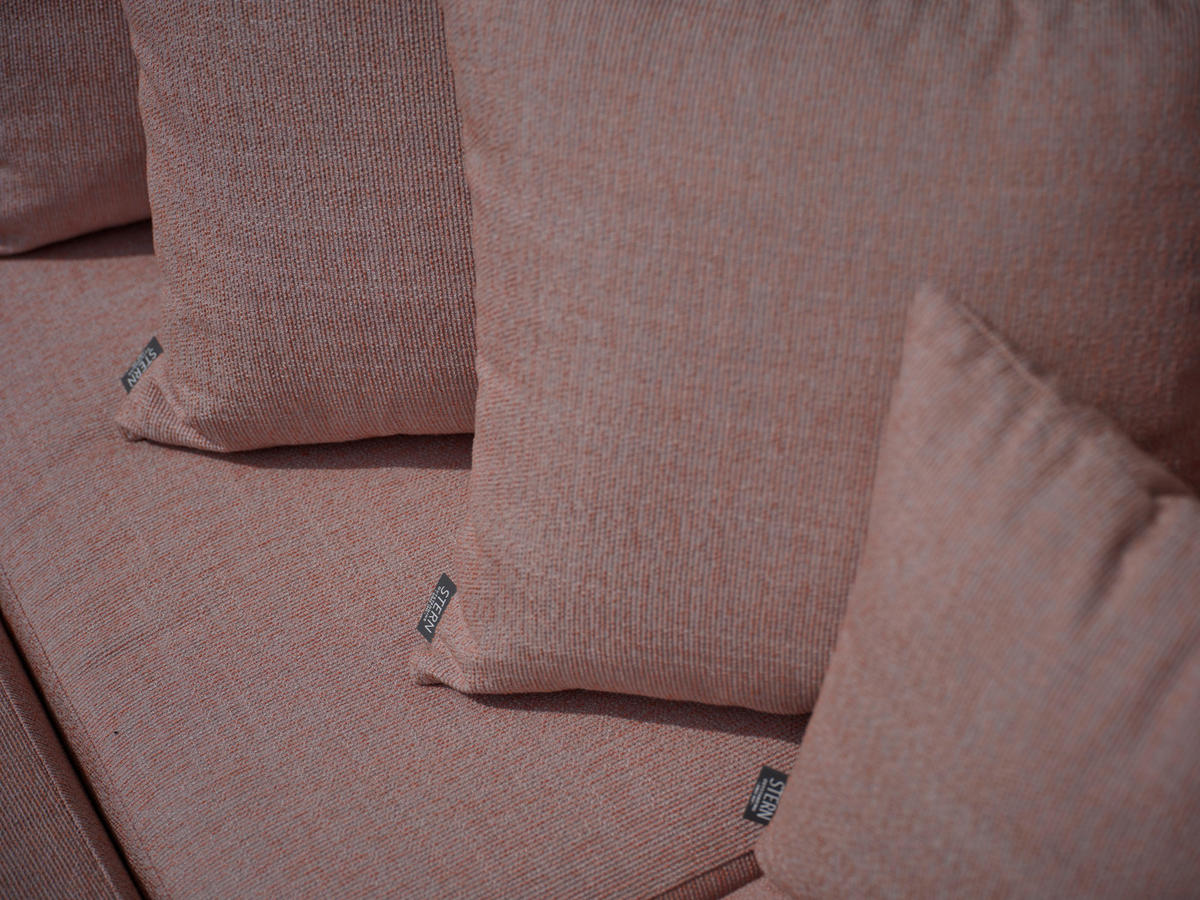 ZIERKISSEN 45/45 cm  - Lachsfarben, Basics, Textil (45/45cm) - Stern