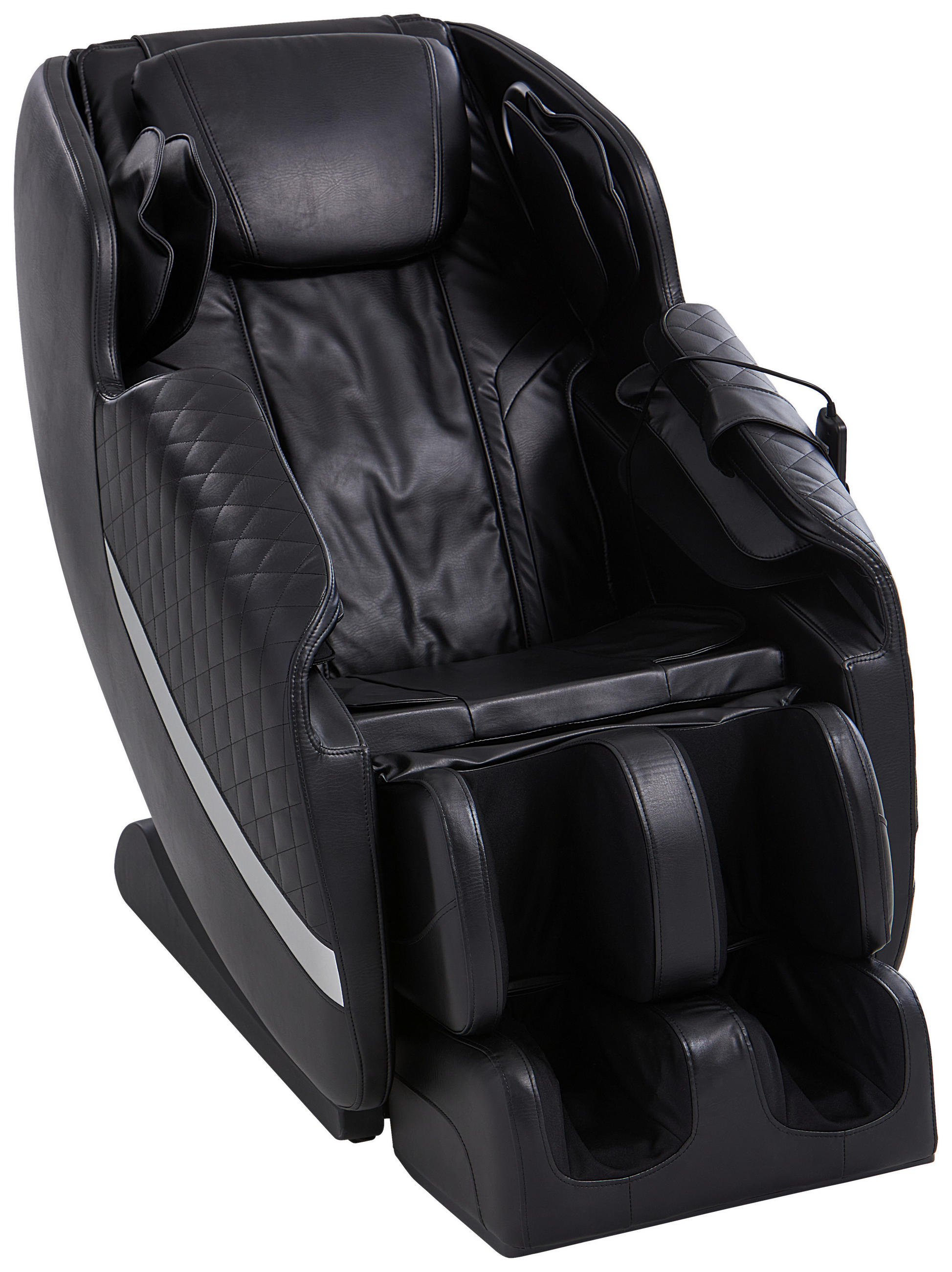 MASSAGESESSEL Schwarz    - Schwarz, KONVENTIONELL, Kunststoff (77,5/110/140cm) - Cantus