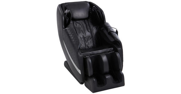 MASSAGESESSEL  mit Schwarz    - Schwarz, KONVENTIONELL, Kunststoff (77,5/110/140cm) - Cantus