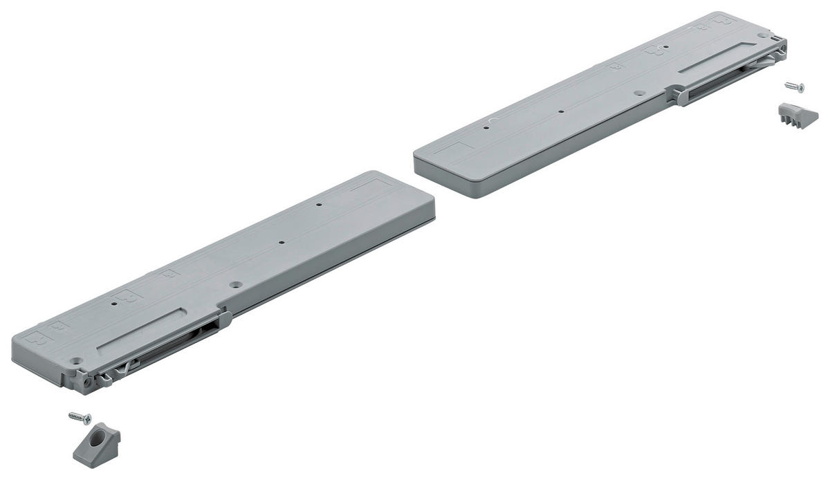 TÜRDÄMPFER   - Grau, Design, Kunststoff (27/6,7cm) - Carryhome