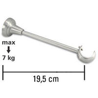 CONSOLE BARĂ 12 cm  - bronz, Konventionell, metal (12cm) - Gardinia